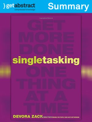 cover image of Singletasking (Summary)